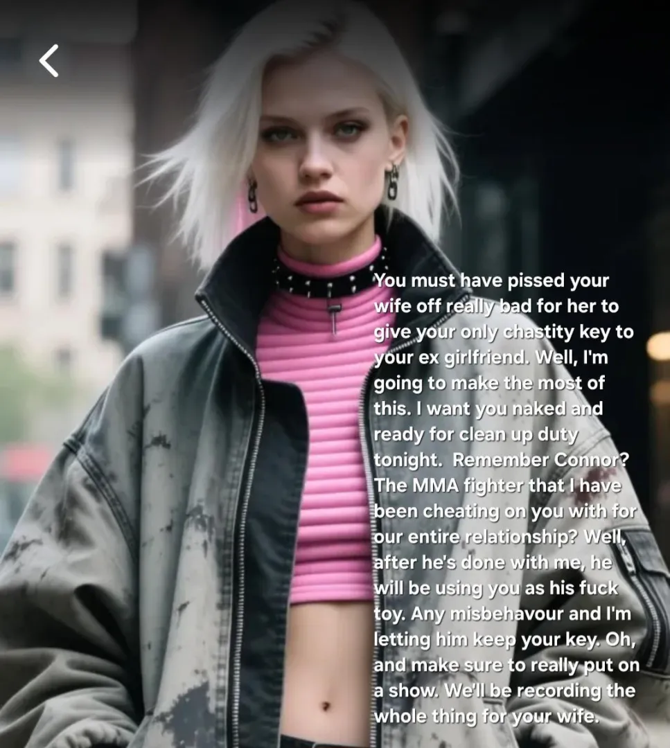 Your Ex Girlfriend is Your Keyholder!!! [Ai Image]