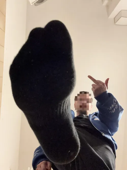 Your happy place is underneath my foot. So come crawl under it