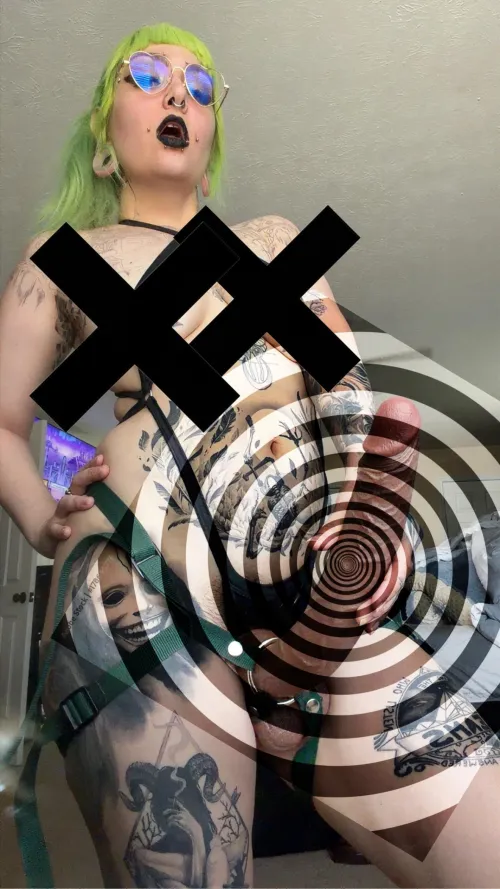 You’re denied a woman’s touch and body. The more you look, the more censored it is. The more you look, the more appetizing cock looks.