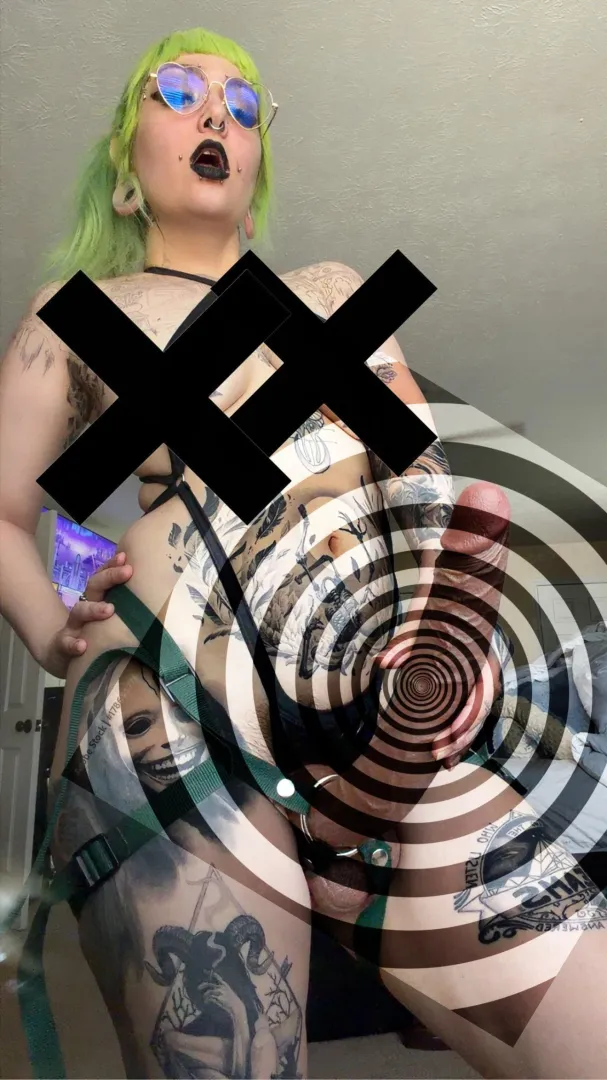 You’re denied a woman’s touch and body. The more you look, the more censored it is. The more you look, the more appetizing cock looks.