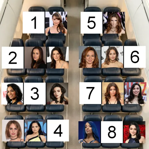 You're on a 12 hour flight, they're all gassy and will be farting and burping non-stop the whole flight 5. Where are you sitting?