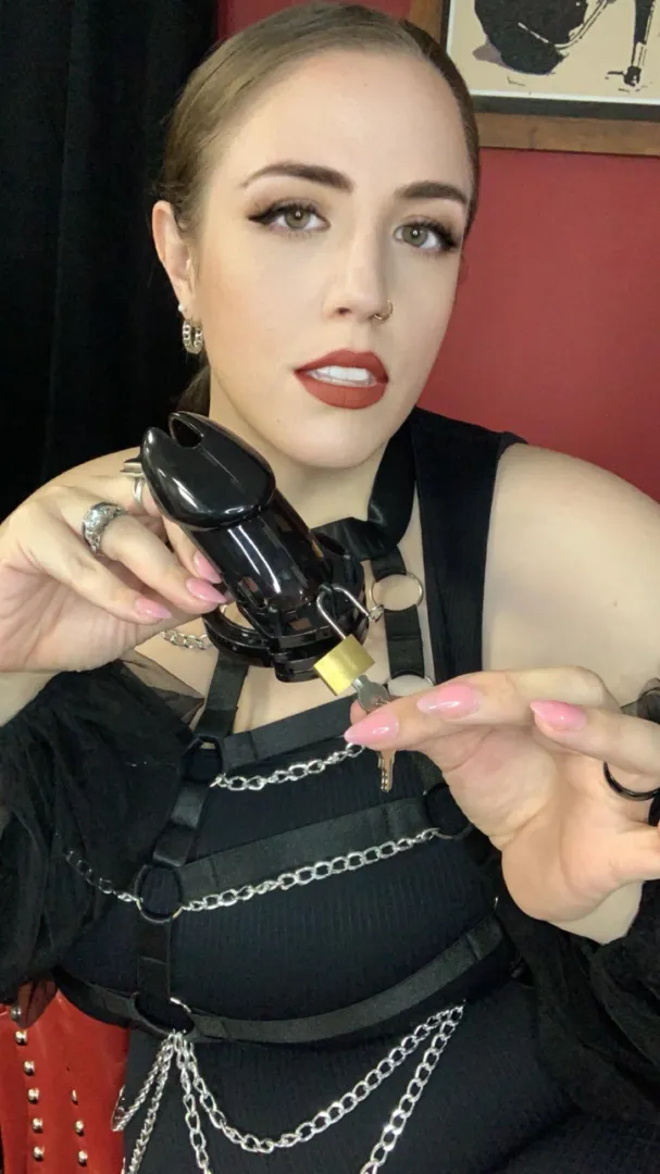 You’ve always wanted a dominant GF…until you realize she owns your orgasm