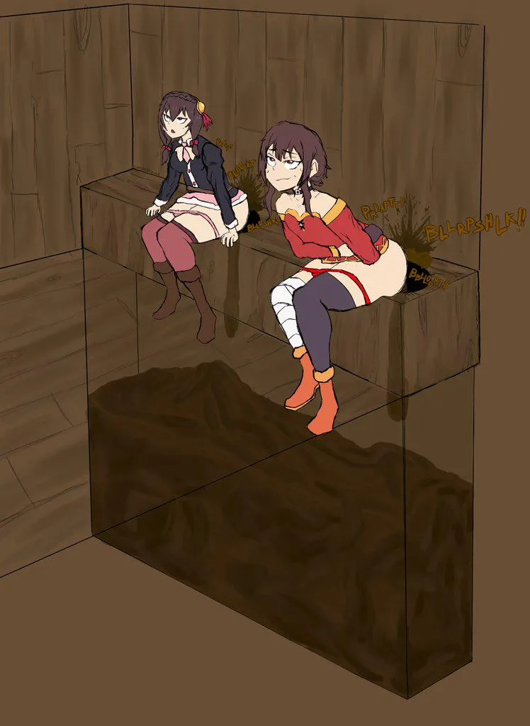 Yun yun and Megumin in a Shit off