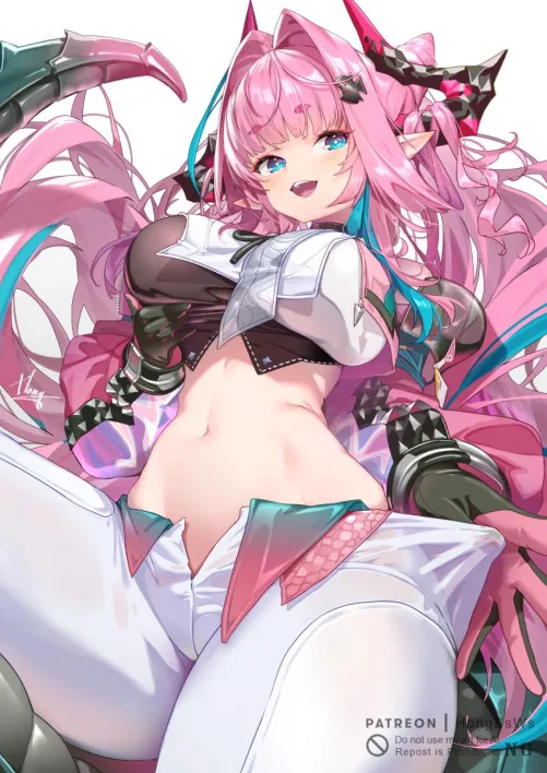 Yvonne's sexy tummy [Arknights: Endfield]