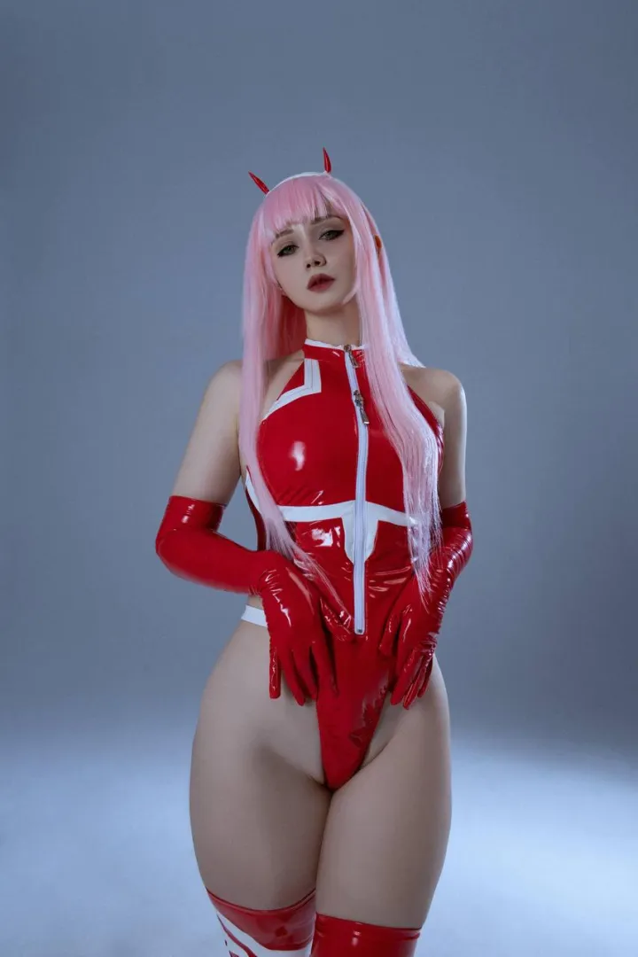 Zero Two from Darling in The Franxx by JyuSan