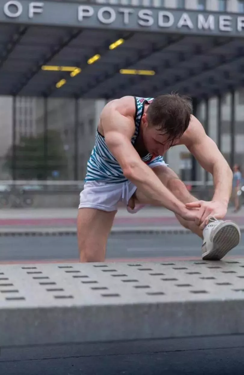 A litte stretching session