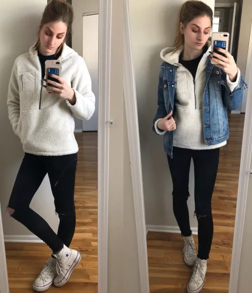 A perfect day for layers & chucks