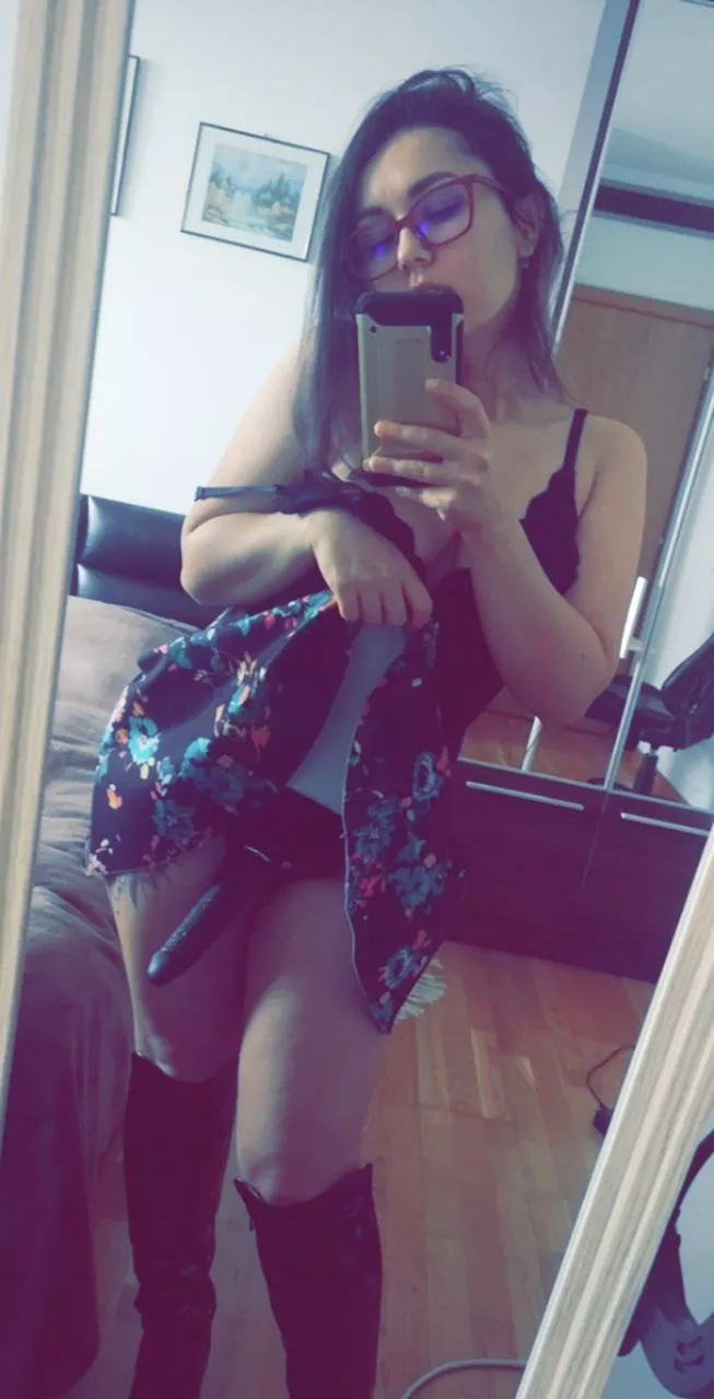 A 'small' surprise under my skirt >:)