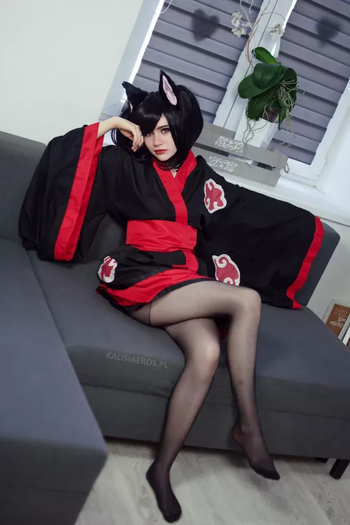 black fox [naruto] akatsuki style (kalisiaeros)