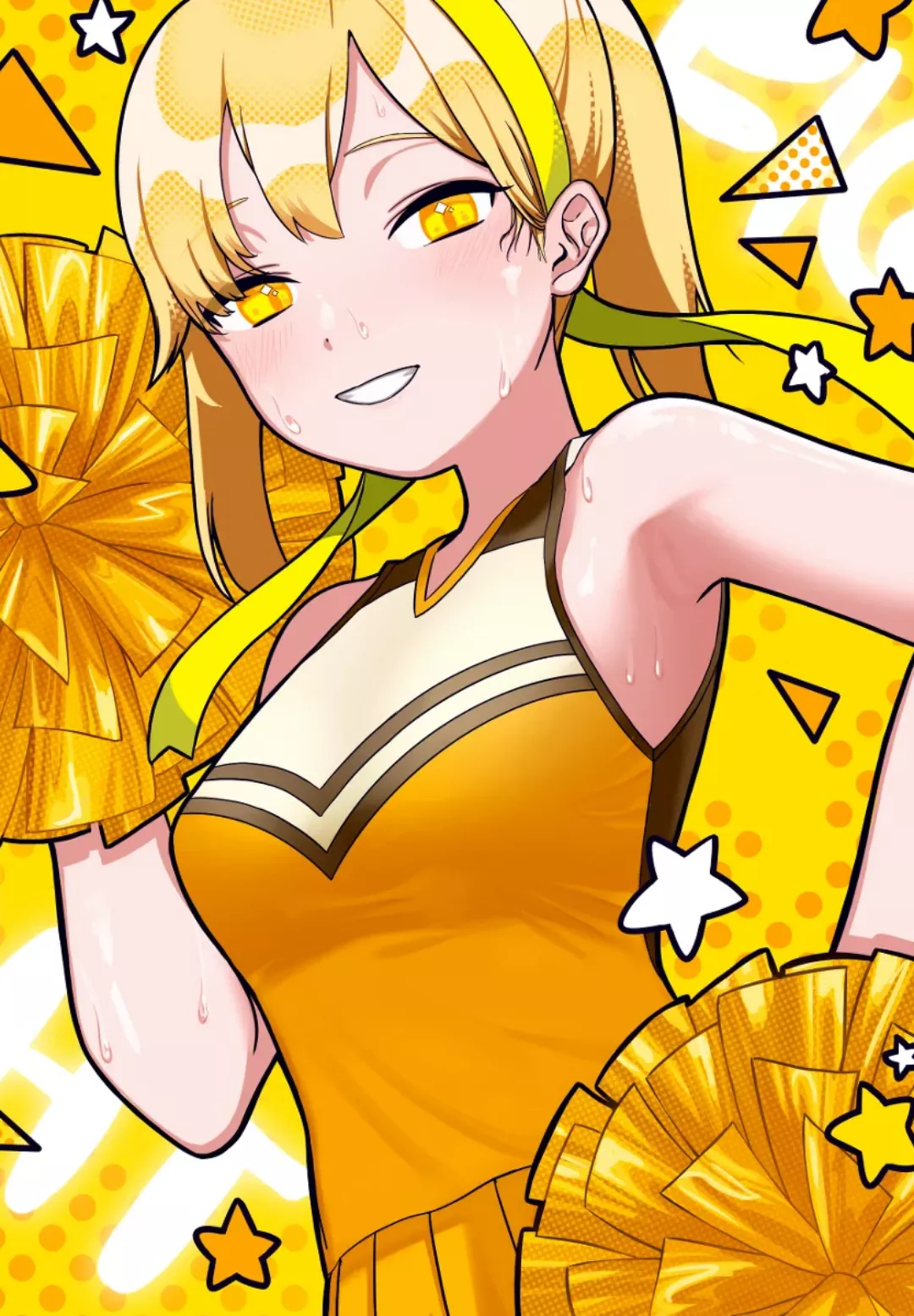 Cheerleader sweaty pits