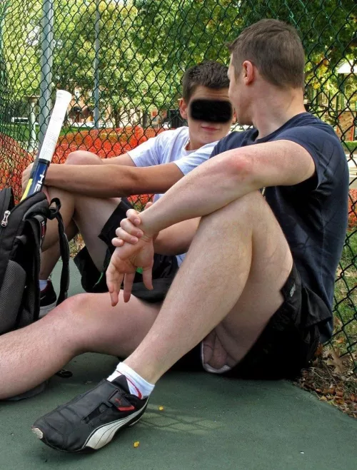Cooling off after practice