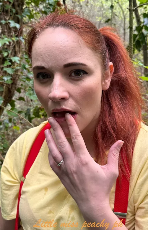 cum walk in the woods