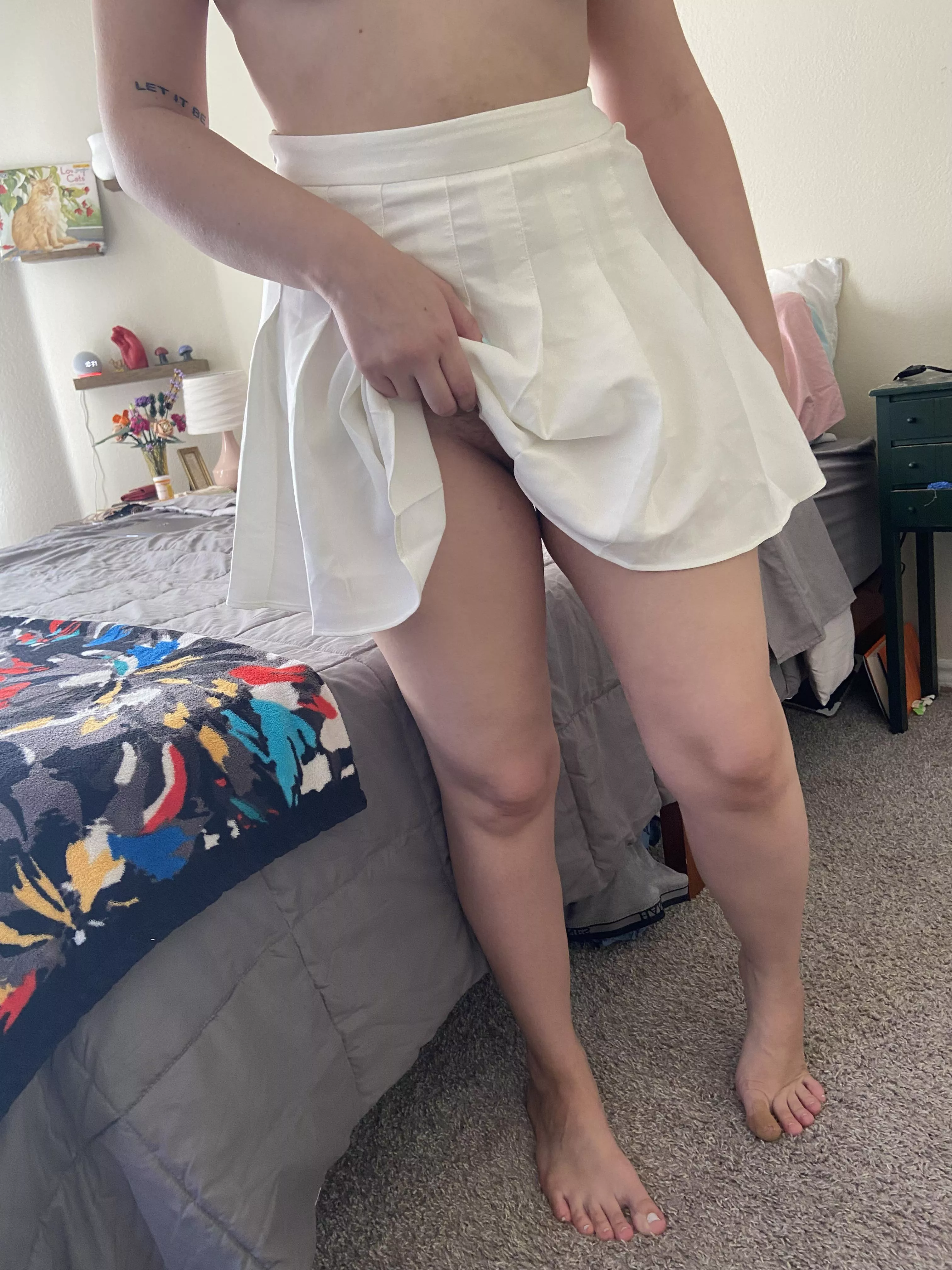 Don’t have my panties on either!