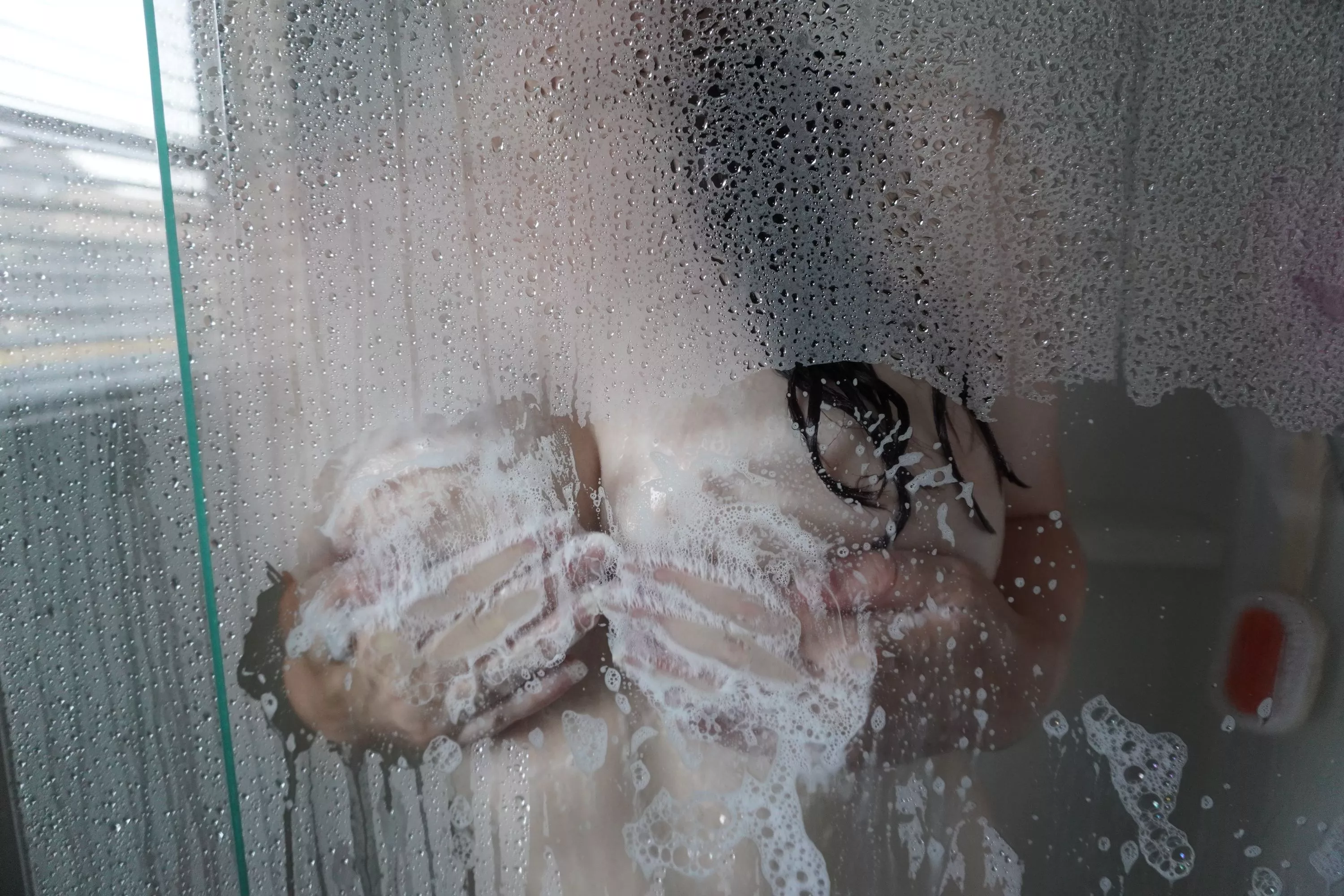 Extra soapy....and wet