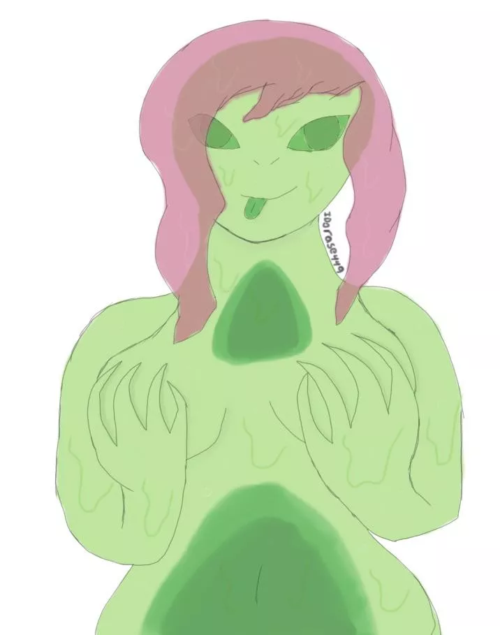 First attempt at a slime girl
