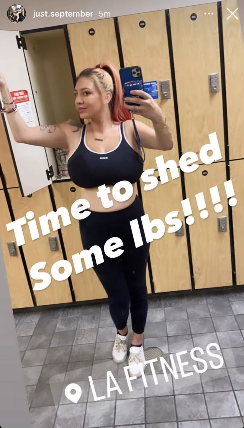 I don’t think she needs to but imagine seeing her at the gym…
