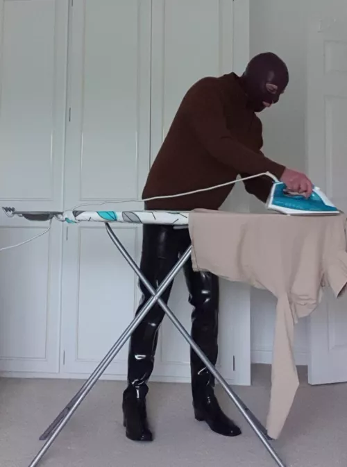 If you've got to do the ironing then make it fun