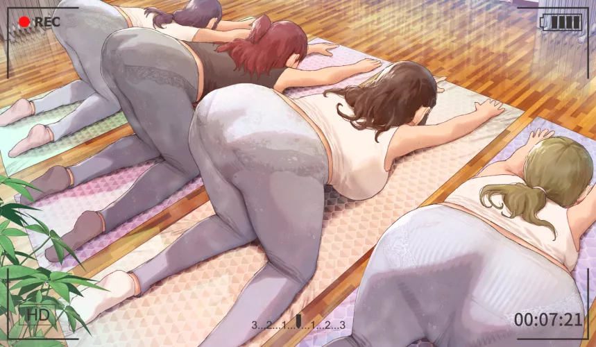 In the Yoga Studio (Ryokucha Michi) [Original]