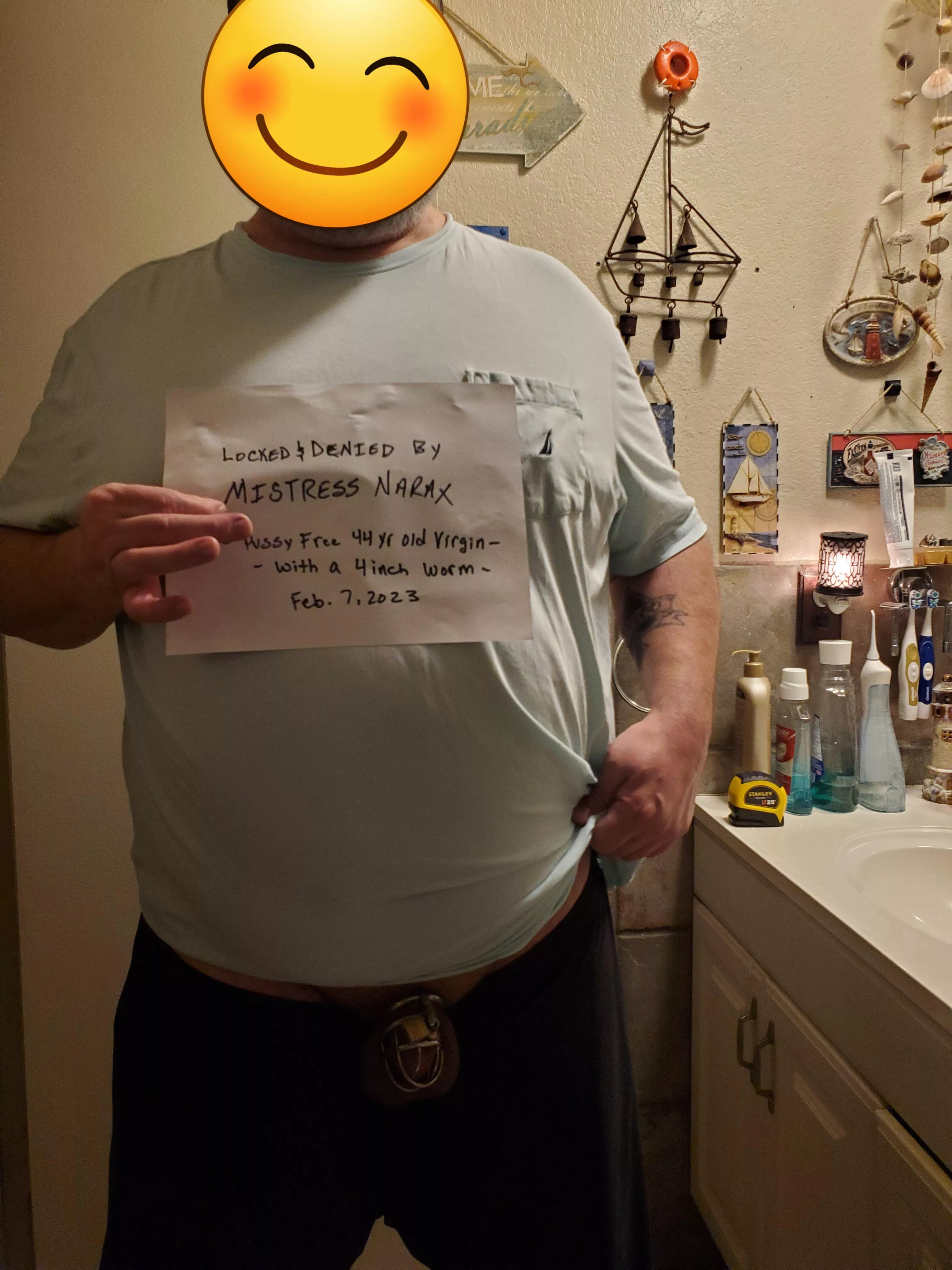 Locked up for Mistress Narax