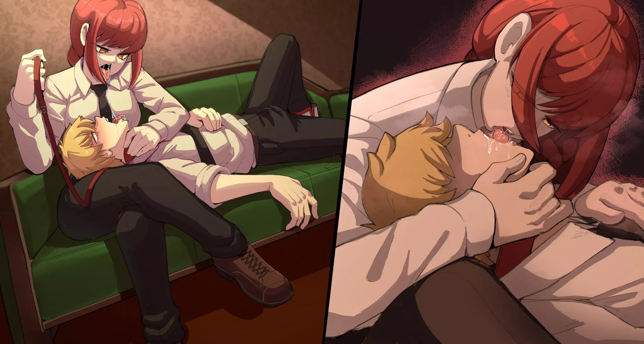 Makima gives her good boy a treat