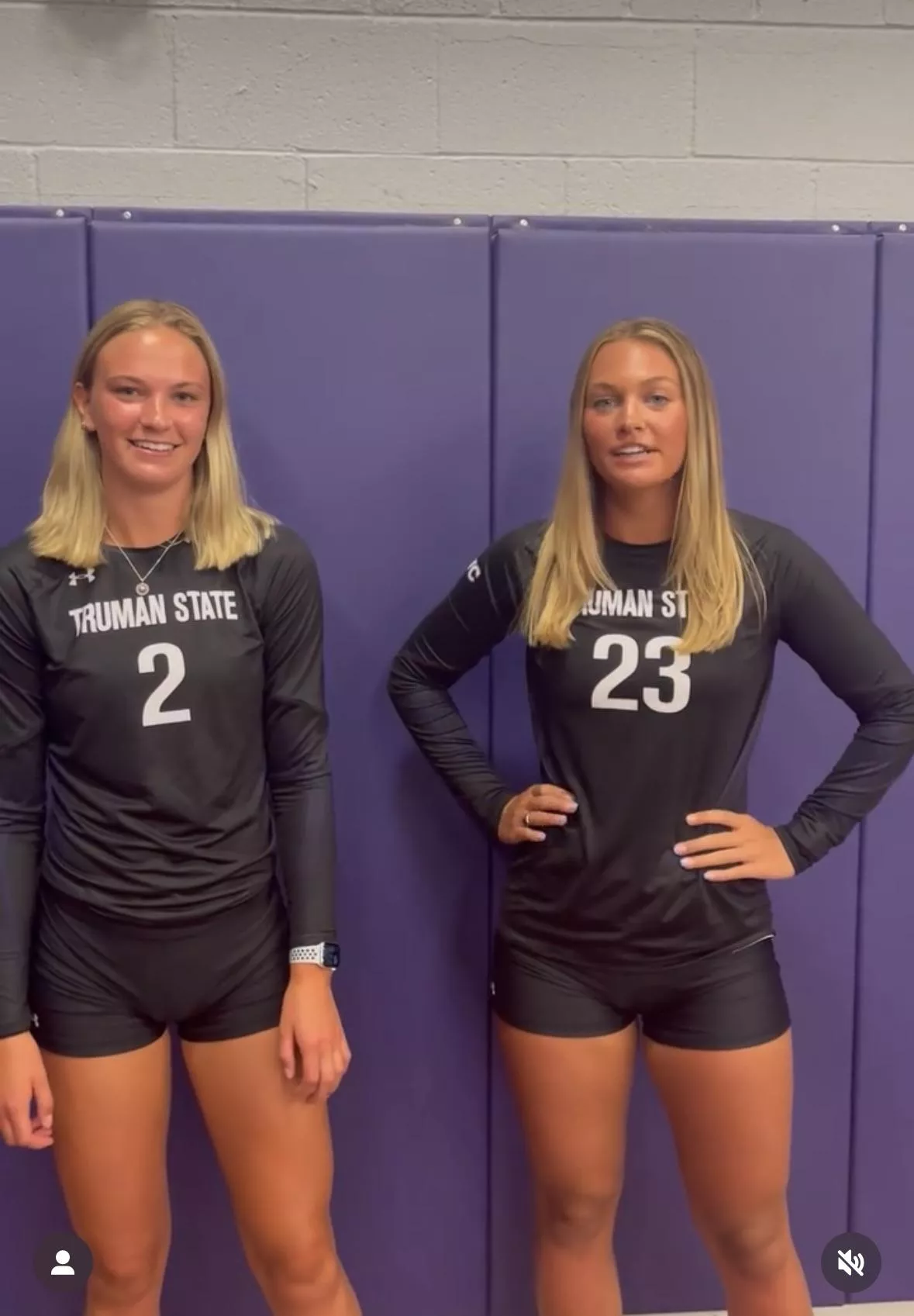 Maura and Hanna-USA volleyball