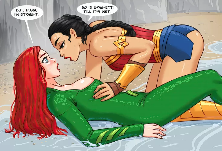 Mera and Wonder Woman - (DC Comics) - [Flick]