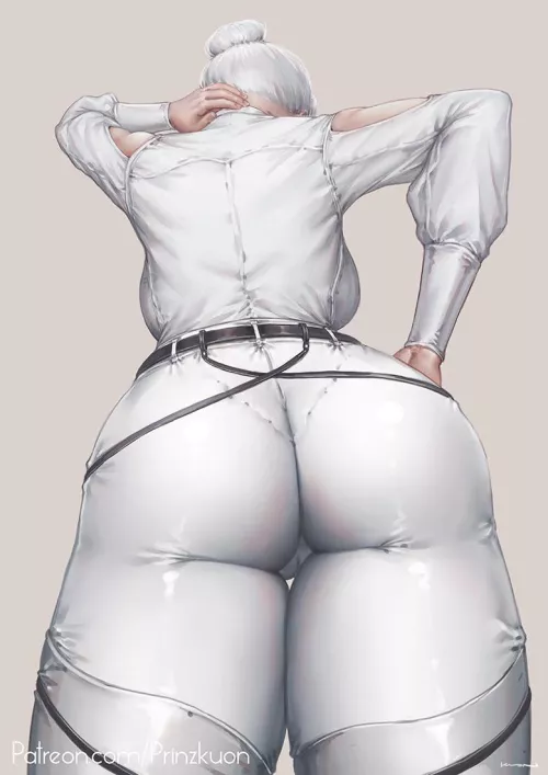 Military Mommy Winter Shows Off Her Behind (PrinzKuon)