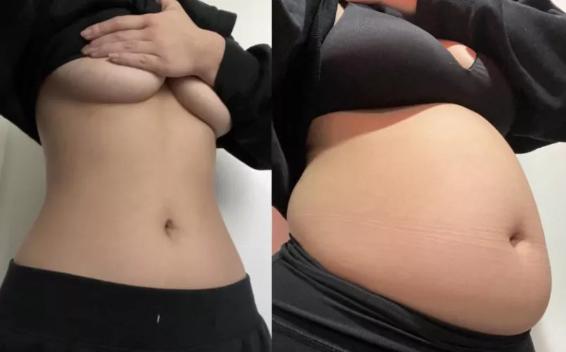 My clothes won't be able to handle my growing body pretty soon 😅