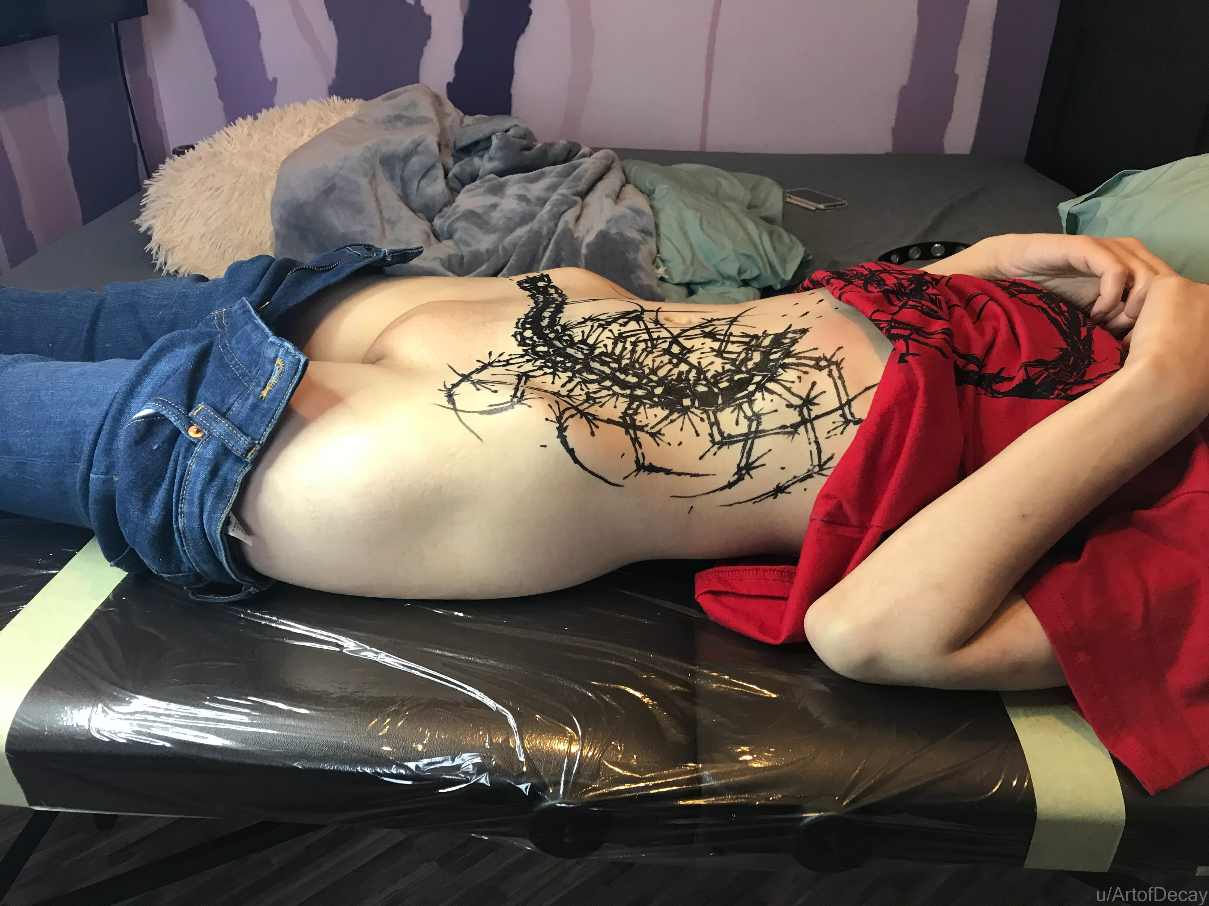 My freehand drawing for the big tattoo