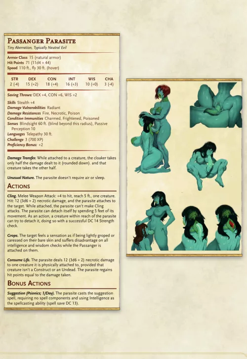 NSFW The Passanger Parasite