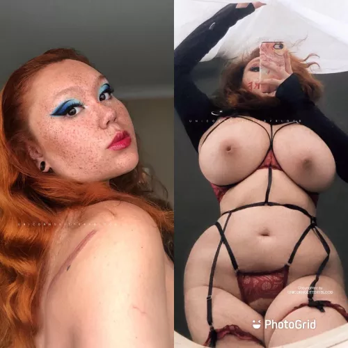 [OC] my face vs my body! Would you fuck me?