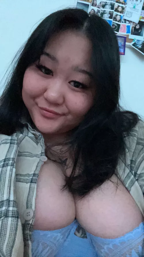 Perky and chubby tits