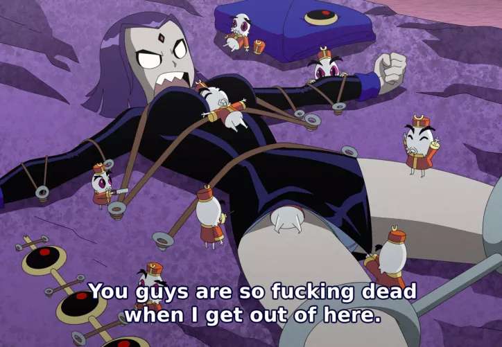 Raven capture & tied (Threetwigs)