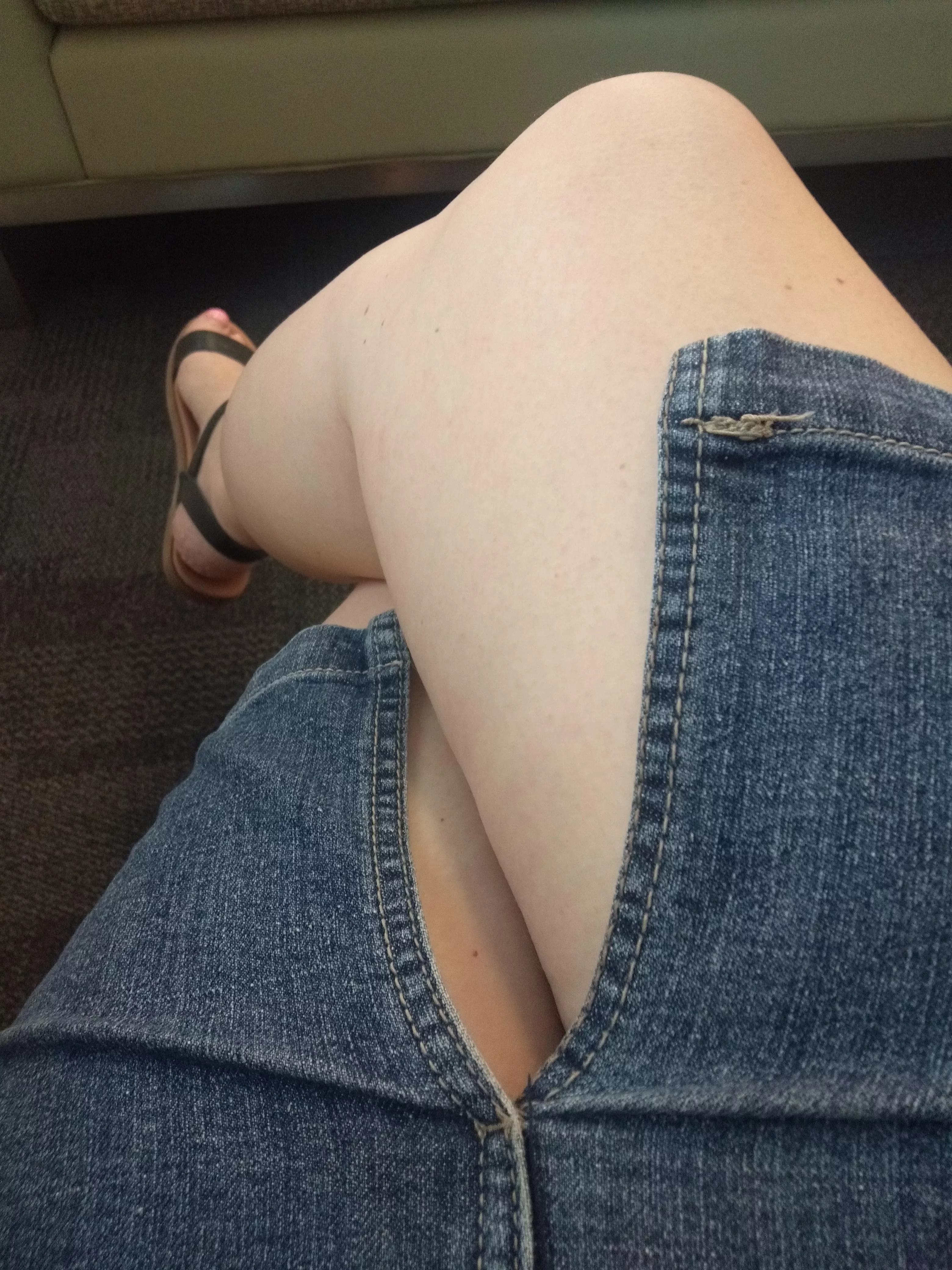 Soft skin, blue denim