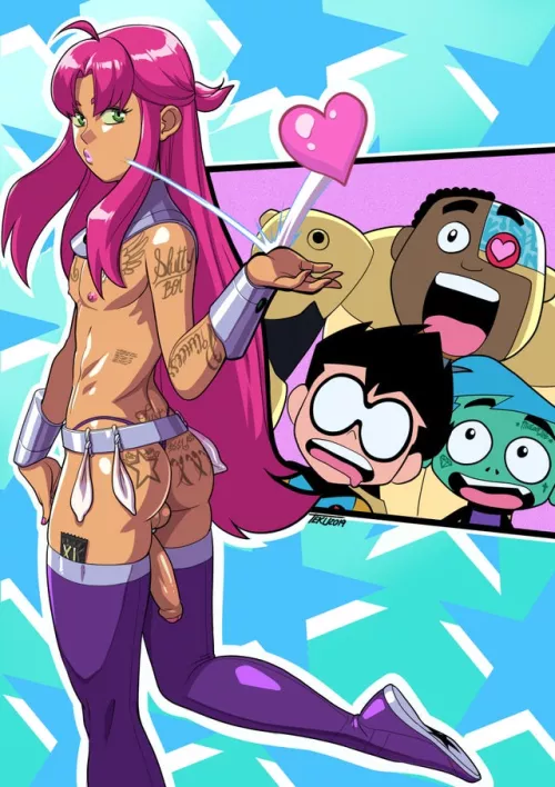 Starfire as a boy 😍