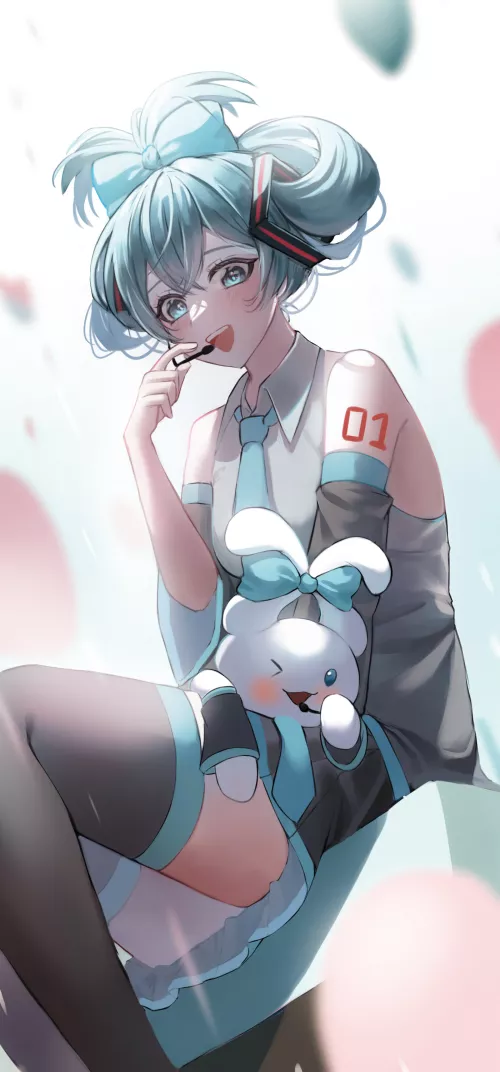Thigh-high miku