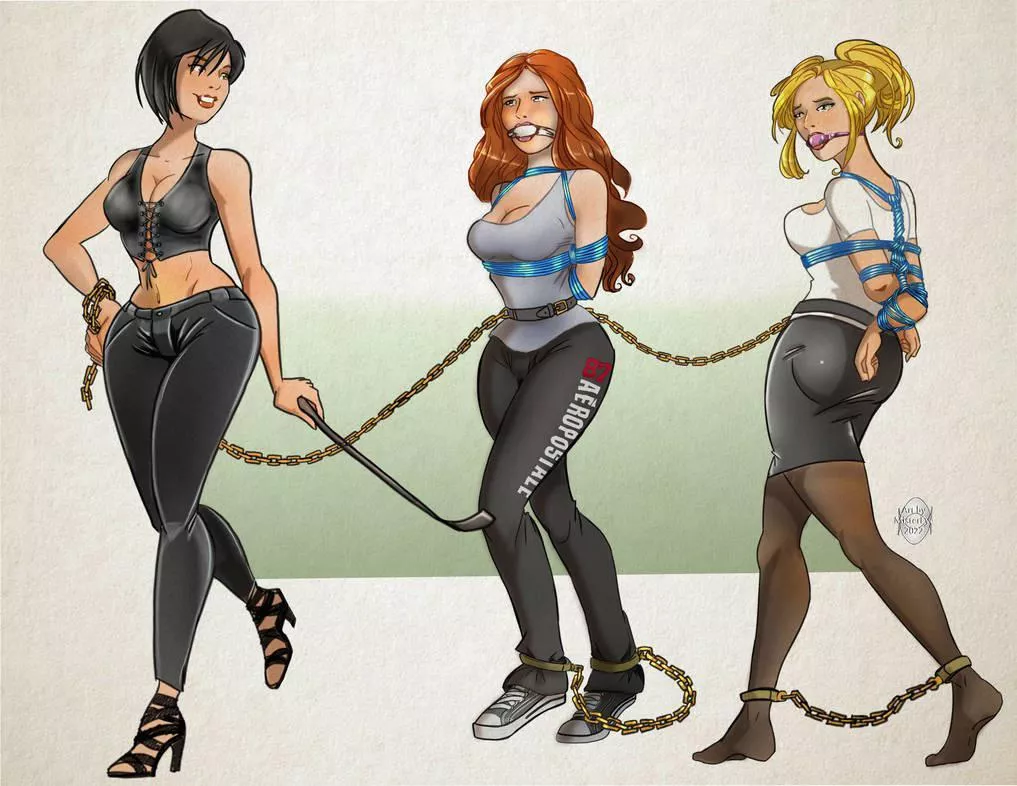 This women will be brought to a special bondage prison