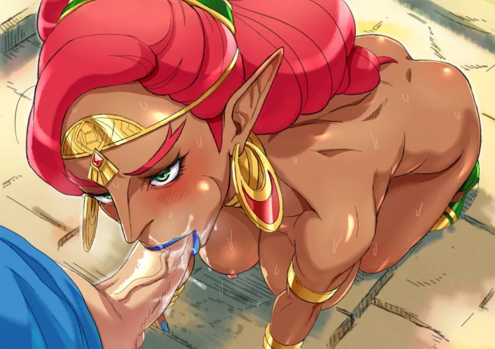 Urbosa and Link (Shibire Hitsuji)