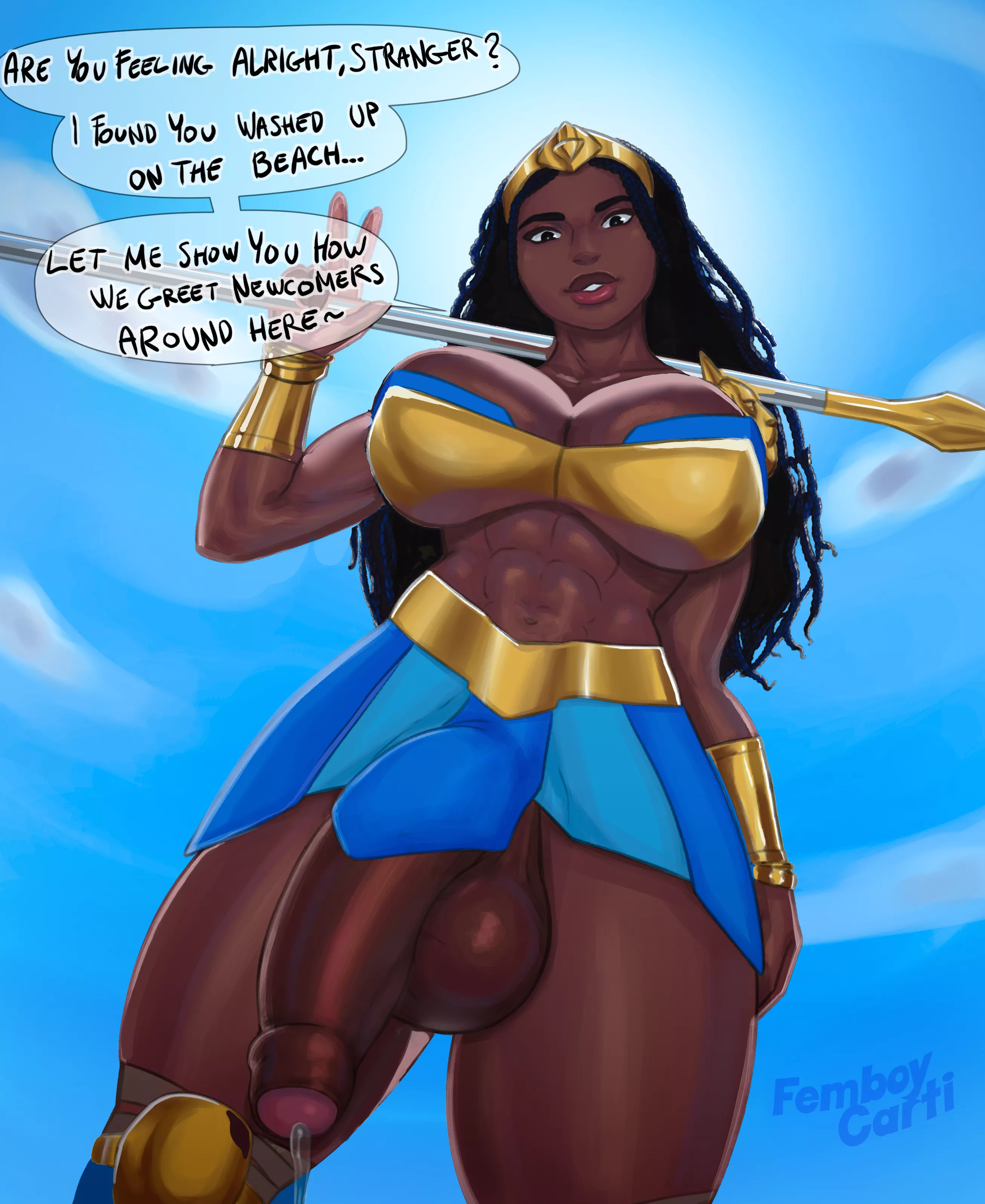 Washed Up On Futa Beach (Femboy Carti)