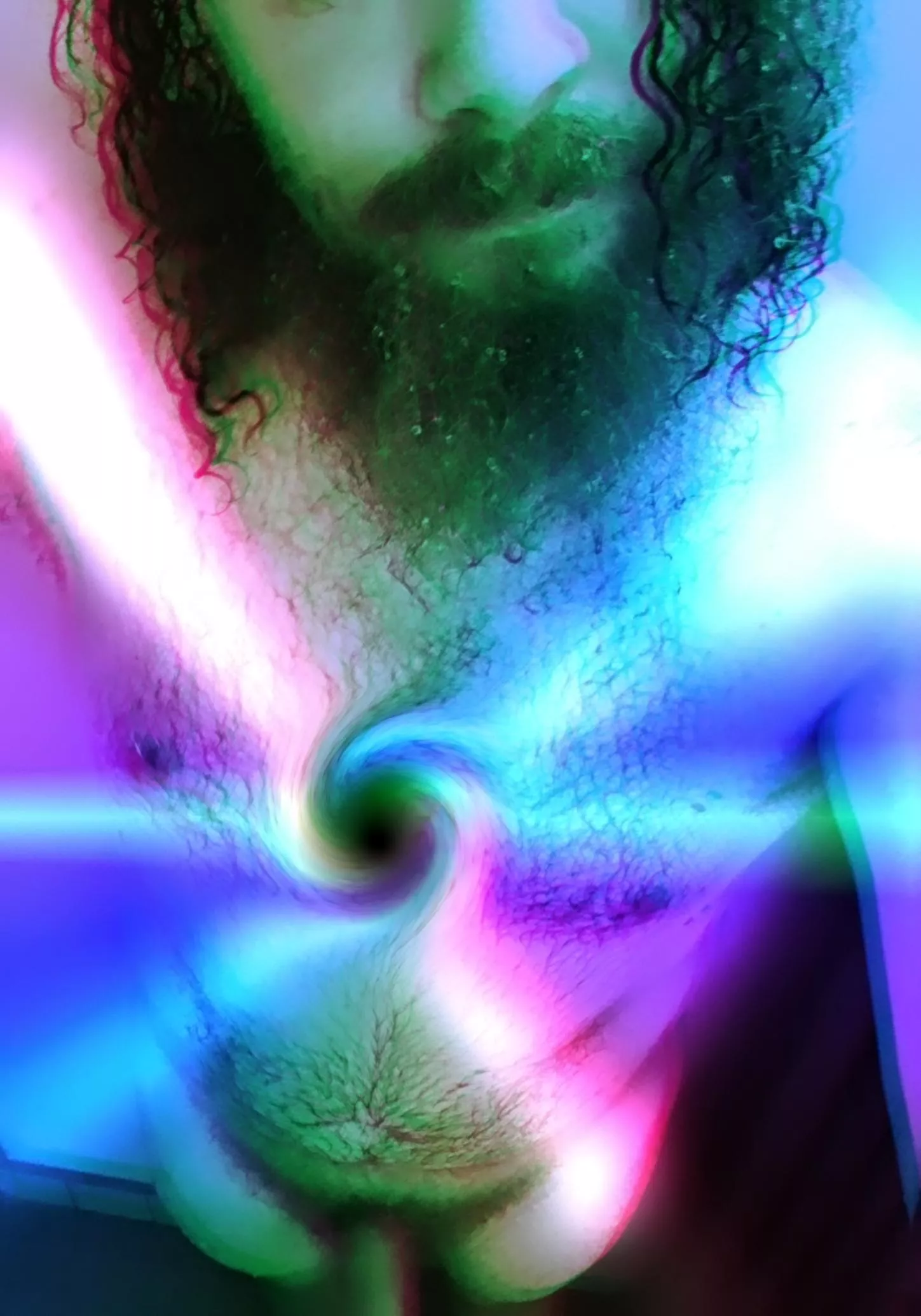 Water Touches The Skin, Light Shines from Within.