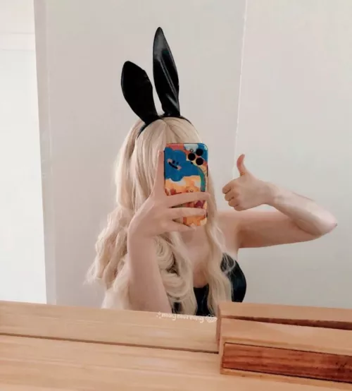 Would you hire a blonde bunny maid?