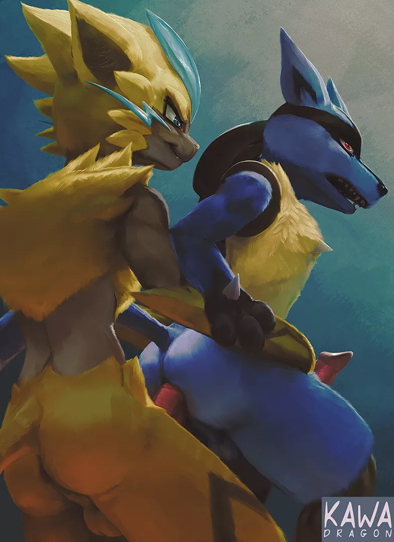 Zap Cat and Karate Doggo [Drakawa]