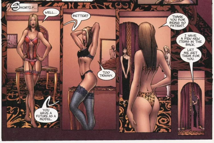 Alley Trying on Clothes [Alley Cat #1]