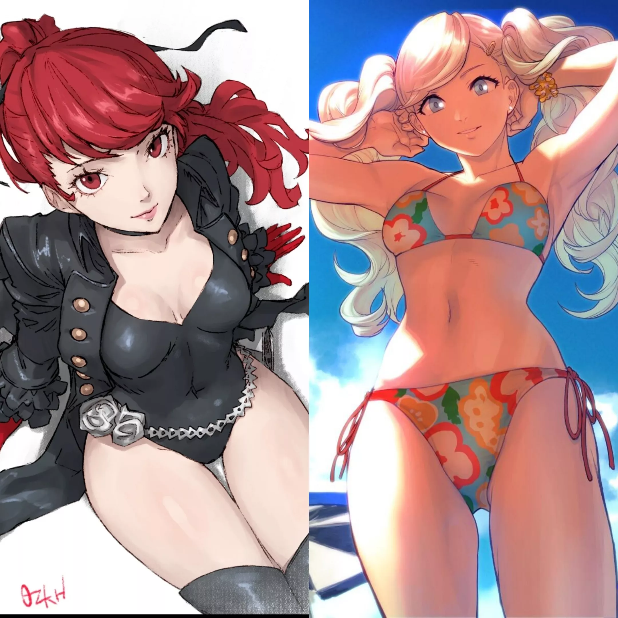 Anyone else fantasizing about a persona 5 waifus catfight wrestling match? 🫢😋