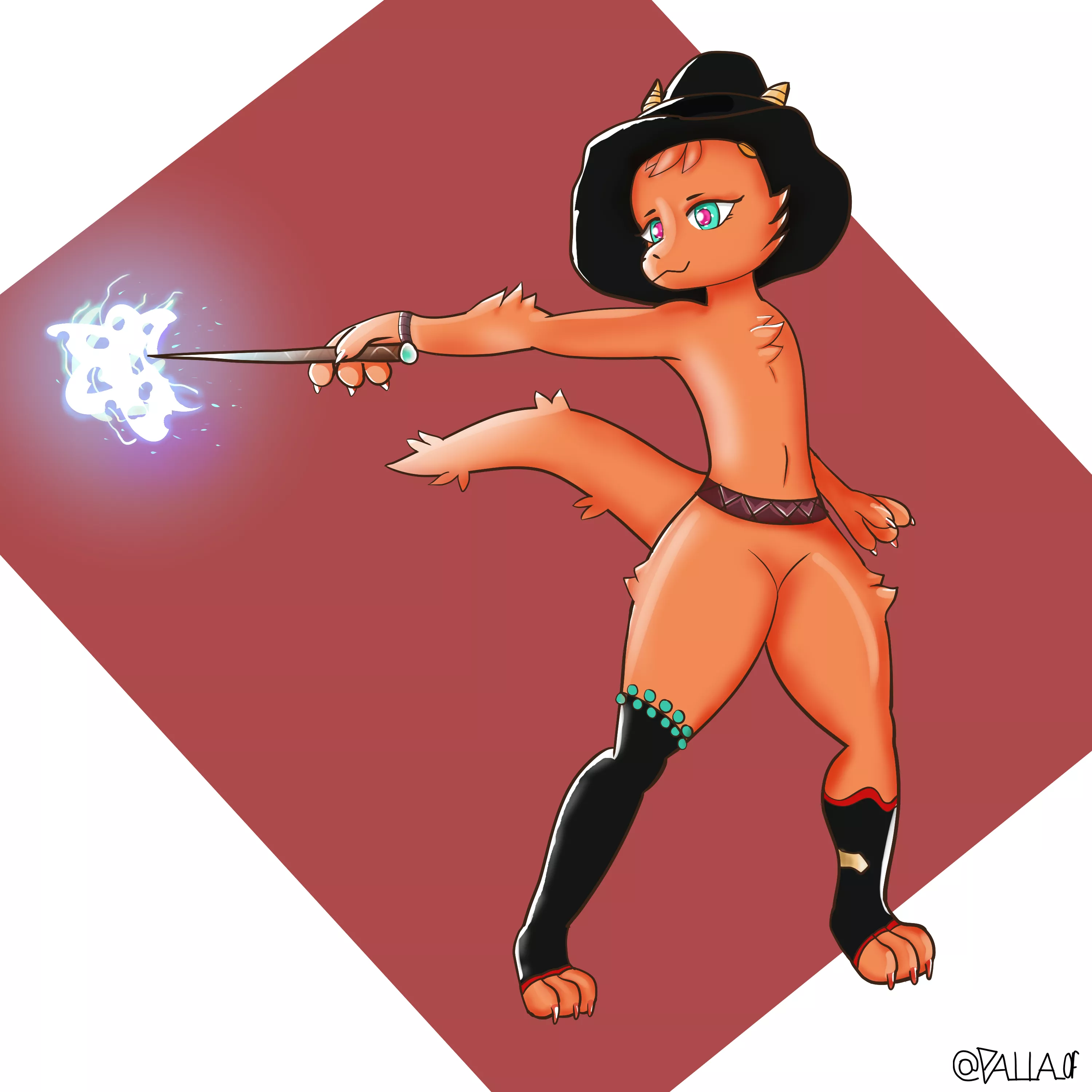 Be careful I'm training my spells around here!