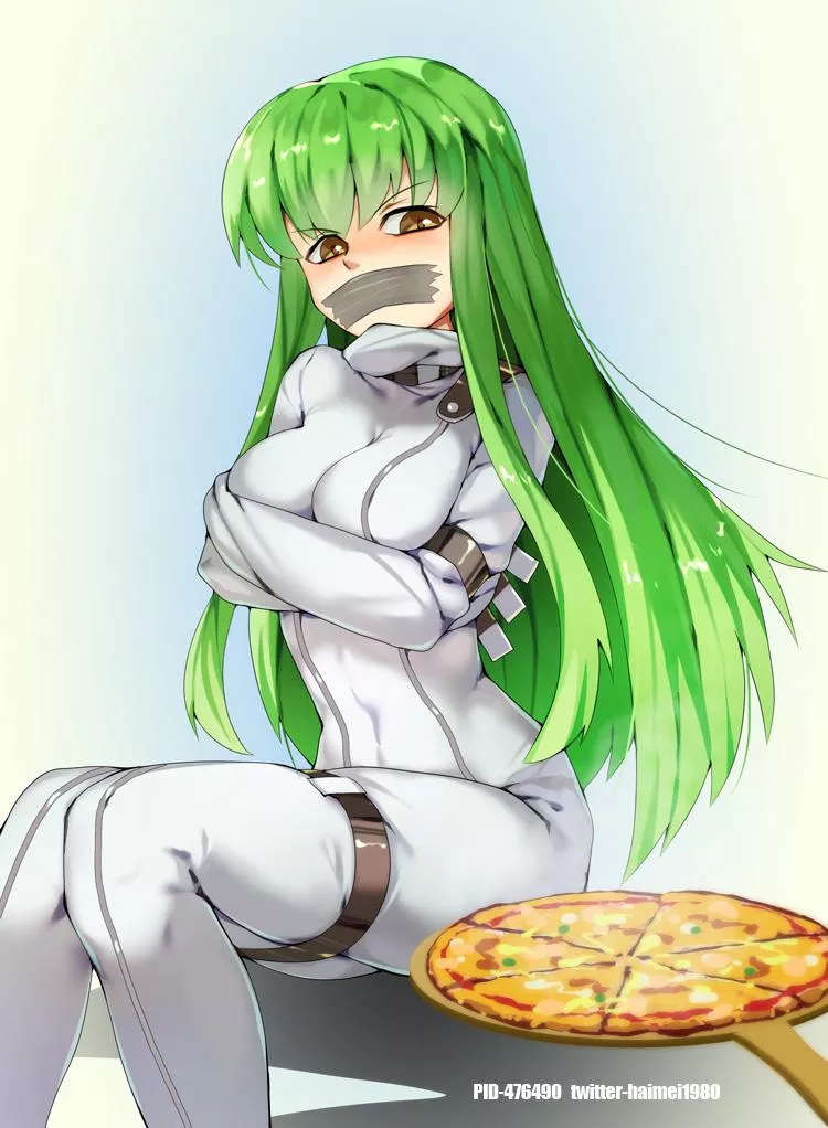 C.C., do not the pizza
