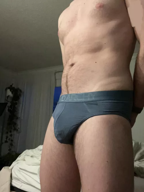 Dad in briefs