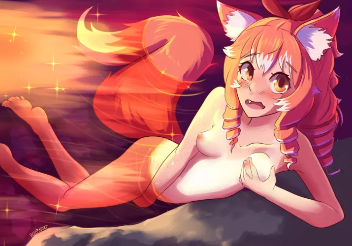 Fox caught masturbating (Artpoppytart)