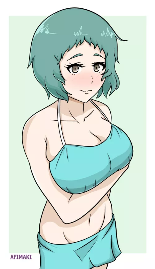 Fuuka's surprisingly-big melons