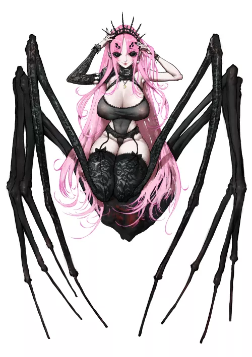 Gothic Arachne OC deign by me